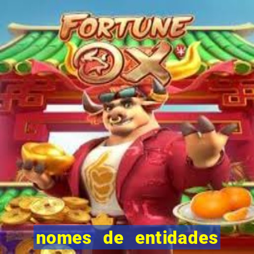 nomes de entidades do mal