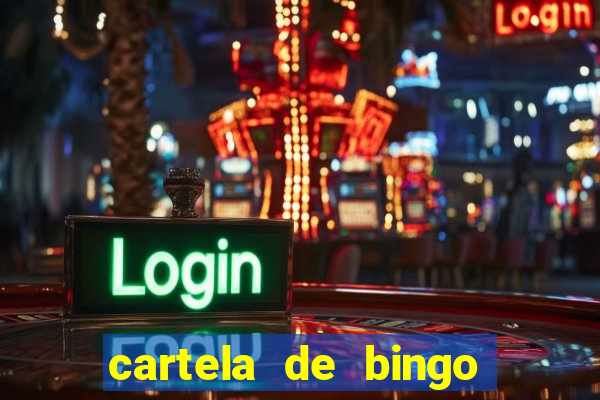 cartela de bingo 75 para imprimir