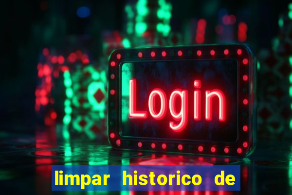 limpar historico de apostas bet365