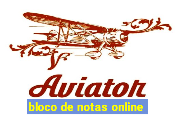 bloco de notas online