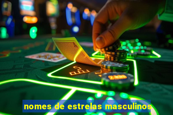 nomes de estrelas masculinos