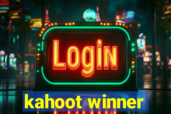 kahoot winner