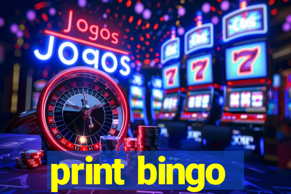 print bingo