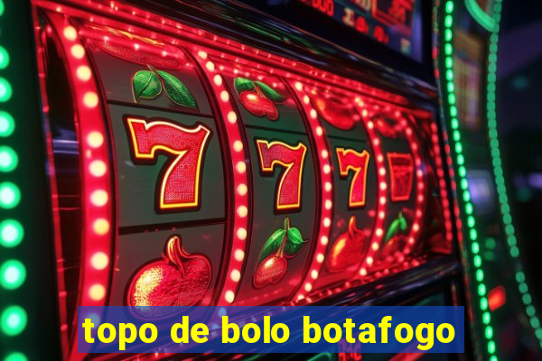 topo de bolo botafogo