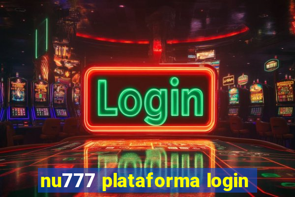 nu777 plataforma login