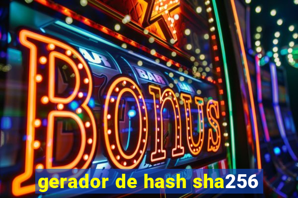 gerador de hash sha256