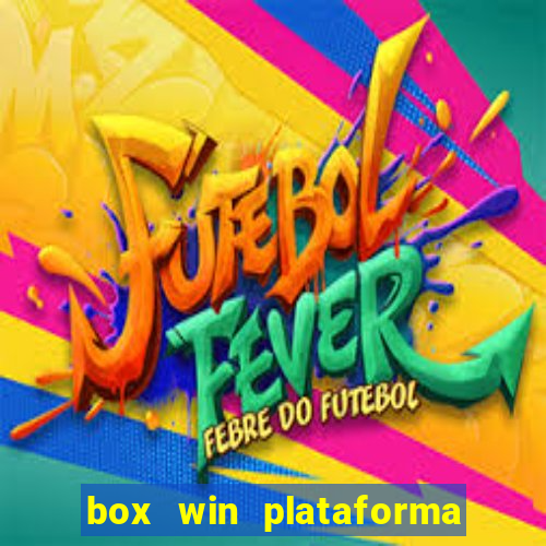 box win plataforma de jogos