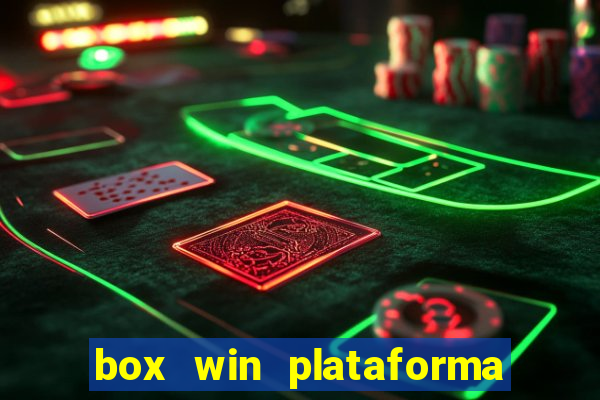 box win plataforma de jogos