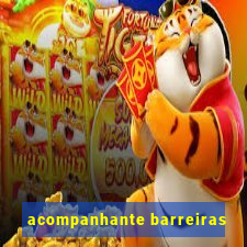 acompanhante barreiras