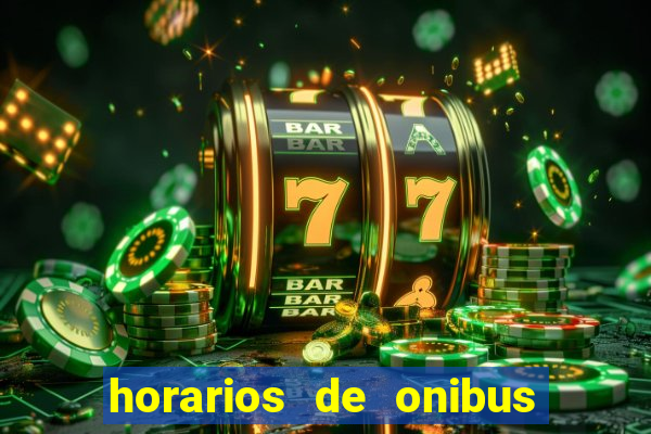 horarios de onibus cassino cidade nova