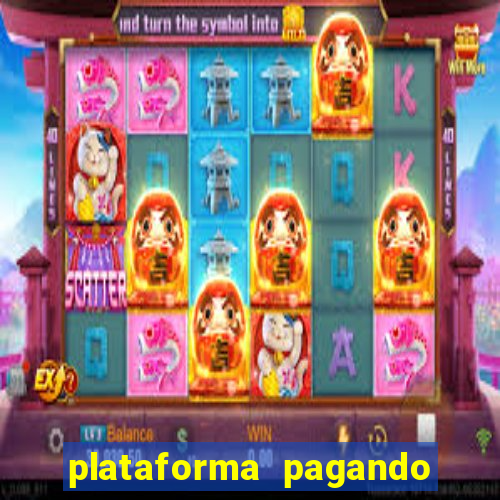 plataforma pagando bem hoje