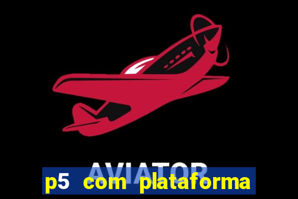 p5 com plataforma de jogos