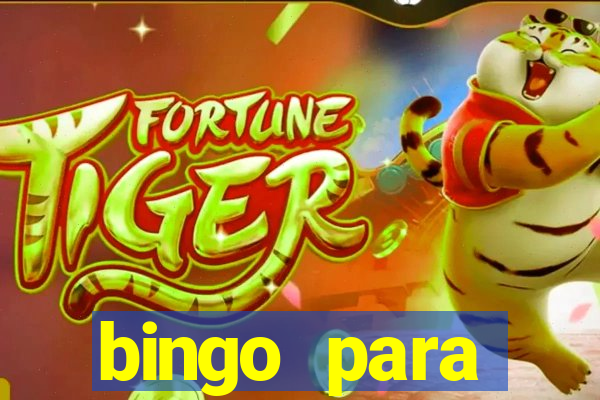 bingo para despedida de solteira para imprimir