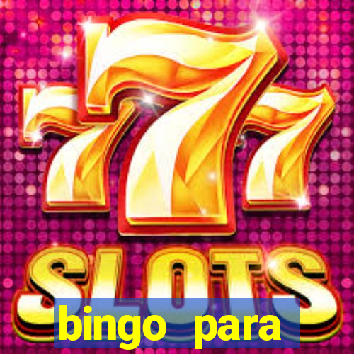 bingo para despedida de solteira para imprimir